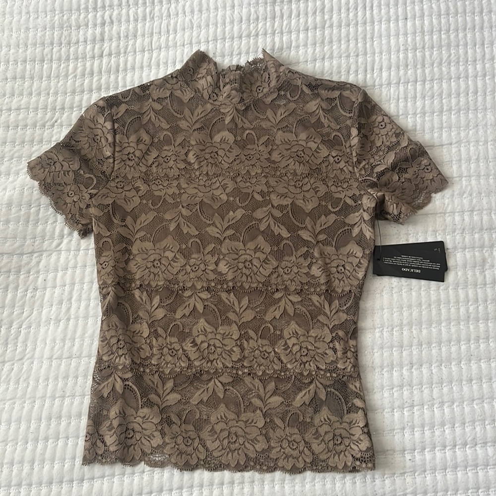 Olive Green Lace Top by ‘Guess’